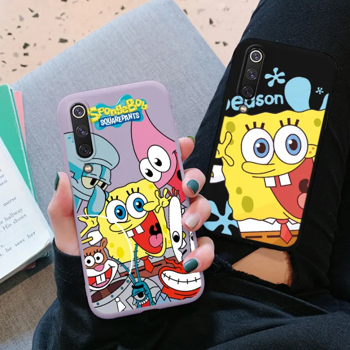 Funny%20Cartoon%20SpongeBob%20SquarePants%20Phone%20Case%20for%20Xiaomi%20Mi%209%20Mi9%20Lite%20A3%20Cute%20Patrick%20Star%20Silicone%20TPU%20Soft%20Color%20Back%20Cover%20-%20Image%204