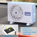 Air Conditioner Shape Fragrance Solar Energy Rotation Air Freshener Freshener Refill Stick Turntable Car Air Dashboard Diff M5L8. 