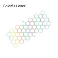 LI Honeycomb Graphics Car Side Body Sticker Hexagon Geometric Pattern Decals Self-Adhesive DIY Exterior Auto Decoration. 