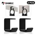 【Lejia】DAMILE 2PCS Headphone Bracket Headset Internet Cafe Game Display Stand Anchor Headset Shelf Sturdy Holder Computer Office Home.
