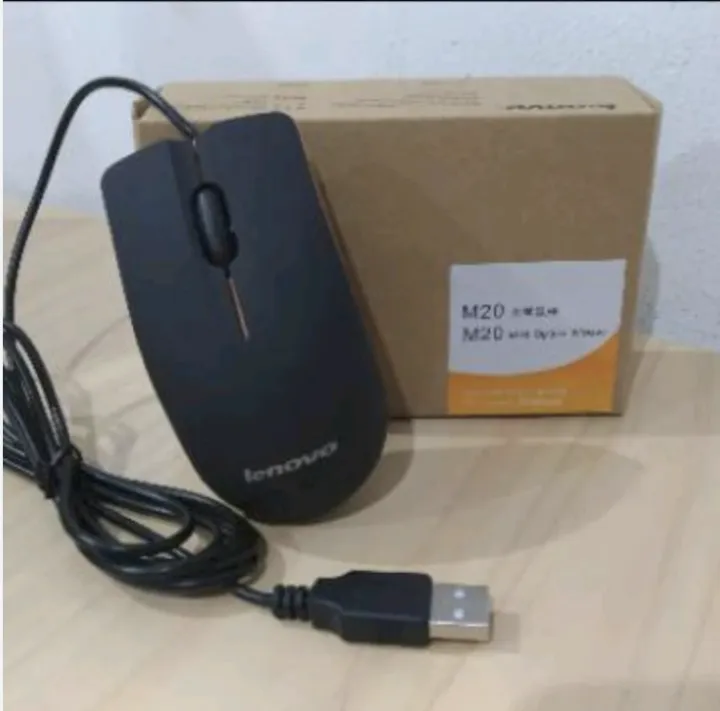 Lenovo-Mini-M20%20Wired%20Mouse%201200Dpi%20Optical%20Usb%202.0%20-%20Pro%20Gaming%20Mouse%20Optical%20Mice%20Frosted%20Surface%20For%20Computer%20Pc%20&%20Laptop%20-%20Image%206