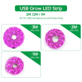 2X LED Grow Light Full Spectrum 5V USB Grow Light Strip 2835 LED Phyto Lamps for Plants Greenhouse Growing 100cm.