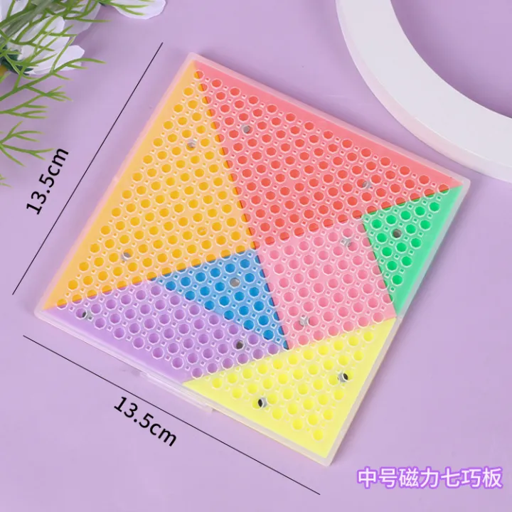 Magnetic%20tangram%20puzzle%20toy%20children's%20plastic%20graphic%20cognition%20tangram%20early%20education%20splicing%20blocks%20-%20Image%207