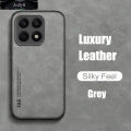 AnDyH For Honor X8a Phone Case Skin Feel Leather Soft Silicone All Inclusive Lens Cover Casing. 