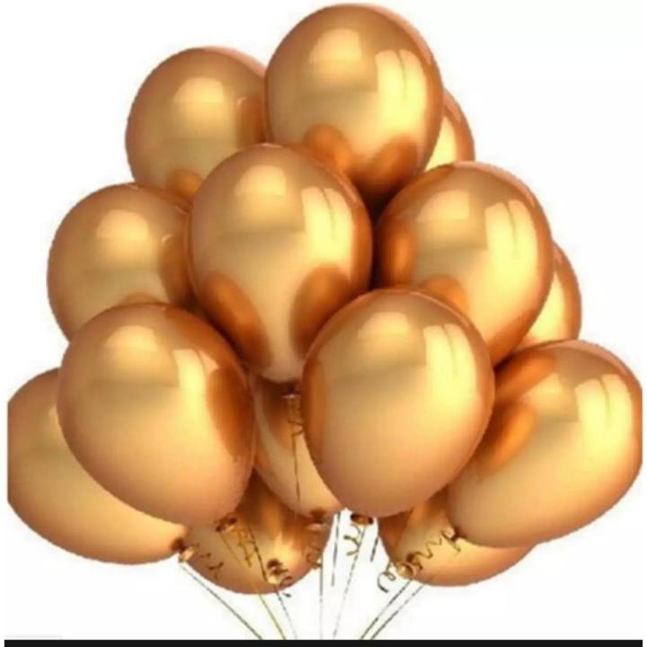 Golden balloon-20pc/Monty balloon golden-20pc