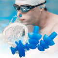 Silicone Swimming Earplugs Nose Clip Sets Waterproof Ear & Nose Protector Block Water Soft & Comfortable For Children Adults. 