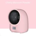 Mini Electric Air Heater Powerful Warm Blower Fast Heater Fan Desktop Electric Heater for Home Student, White EU Plug. 