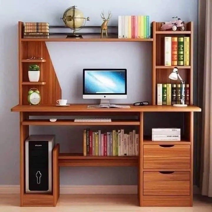 Bondhu Furniture Modern Study Desk, Reading Table, Computer Table, Home ...