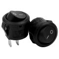 2x On/Off Self Latching Press Buttons Rocker for Car Auto Boat black.