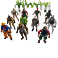 10cm many styles of soldier mode plastic action figure doll toy character Flexible figurines children kids collection toys.