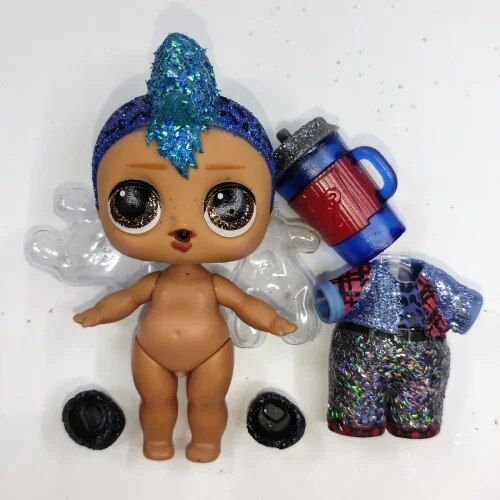 【The road to happiness Store】LOL doll Surprise 345 generation Official matching hair Christmas glitter rare toys