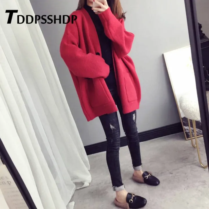 2019%20Spring%20Knitted%20Women%20Sweater%20Cardigan%20Beige%20Khaki%20Red%20Blue%20Color%20Female%20Casual%20Sweaters%20-%20Image%202