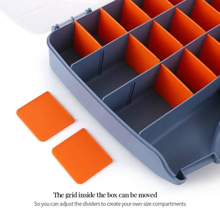 Plastic%20Parts%20Storage%20Box%20Multiple%20Compartments%20Slot%20Hardware%20Box%20Organizer%20Craft%20Cabinet%20Tools%20Components%20Container%20Accessories%20Storage%20Case%20with%20Adjustable%20Dividers%2021%20Grids%20-%20Image%205