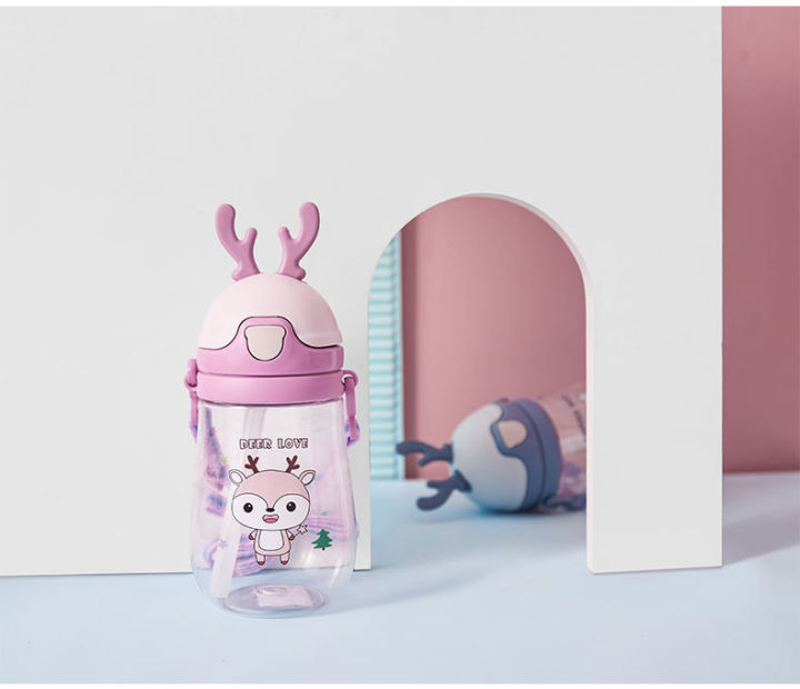 Children's%20cartoon%20straw%20with%20handheld%20teapot%20for%20elementary%20school%20students,%20water%20absorbent,%20fall%20protection%20400ml%20Number%20Plastic%20Kids%20Water%20Bottle/Mom%20pot%20-1pcs%20-%20Image%202