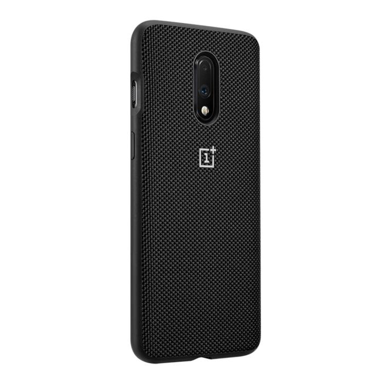 (Unofficial) OnePlus 7 Nylon Bumper Case (Black)