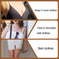 1/2Rolls Waterproof Dress Cloth Tape Double-sided Self Adhesive Breast Bra Strip Safe Transparent Clear Lingerie Tape.