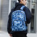 Trendy Nylon Versatile Backpack Grey Green Blue Khaki Large Capacity School Student Backpack Washable Waterproof Travel Bag Unisex.