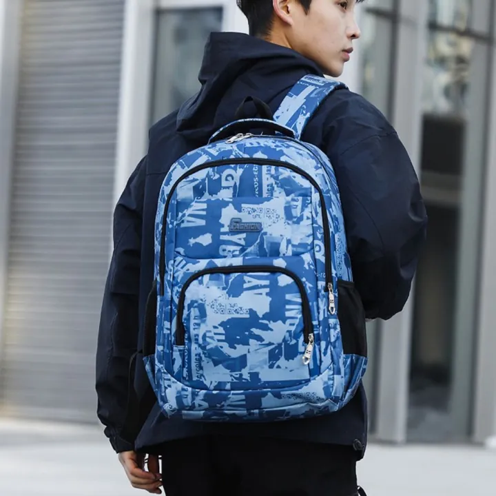 Trendy%20Nylon%20Versatile%20Backpack%20Grey%20Green%20Blue%20Khaki%20Large%20Capacity%20School%20Student%20Backpack%20Washable%20Waterproof%20Travel%20Bag%20Unisex%20-%20Image%204
