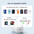 for iphone 14 pro max/14/14 plus 20 watt charger adapter with cable.