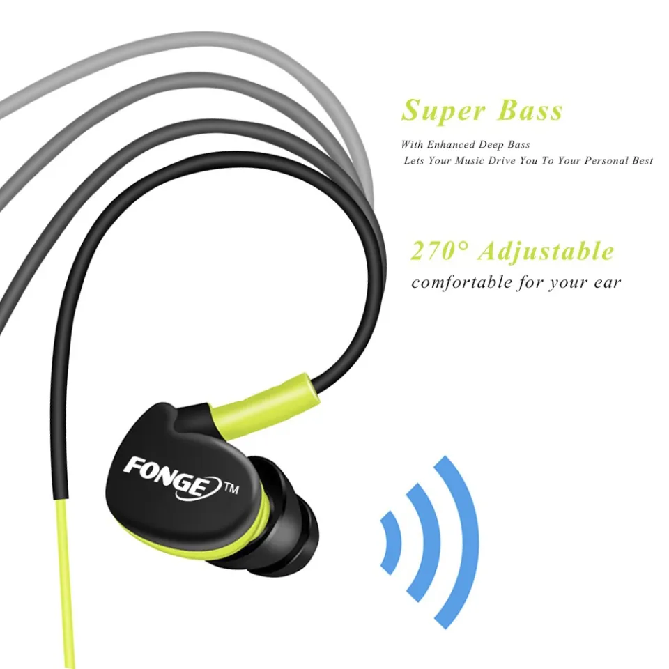 In Ear Earphone Stereo Sports Running Headset IPX5