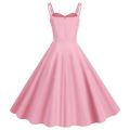 Female Robe Weddings As A Guest Formal Spaghetti Strap Large Hem Solid Midi Dresses With Bowknot Back Zipper Elegant Dress. 