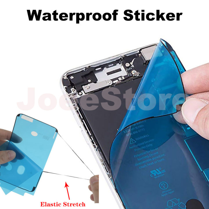 10pcs%20Waterproof%20Seal%20Adhesive%20Sticker%20for%20iPhone%2015%2014%2013%2012%2011%20Pro%20Max%20XS%20X%20XR%208%207%20Plus%203M%20Pre-Cut%20LCD%20Screen%20Frame%20Tape%20Glue%20-%20Image%203