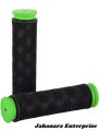 Bicycle Rubber Round Grips for Bicycle Road MTB Bike Handlebar 2 Pcs Green.