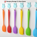 1Pc 8 Colour 35G All-in-one Food Grade Soft Silicone Spatula Scraper Cream Stirring Knife Stick Cake Baking Tool Easy To Clean.