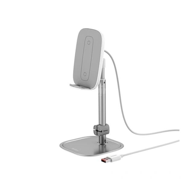 BASEUS LITERARY YOUTH DESKTOP TELESCOPIC WIRELESS CHARGING BRACKET