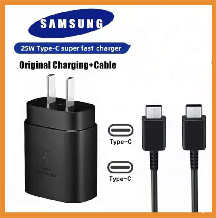 For Samsung 25W Super Fast Charger Usb Type C Charger Power Adapter For  Galaxy Charger FOR SAMSUNG TYPE C 25W SMALL Super Fast Charger