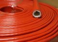 4~100mm High Temperature Fire Retardant Fiberglass Tube Silicone Resin Coated Glass Fiber Casing Pipe Fireproof Cable Protector. 