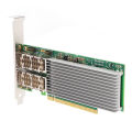 Gigabit Network Adapter, Stable Transmission Gigabit Network Card PCIe 4.0x16 for Computer.
