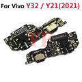 【Sarcasmsm】Original For Vivo Y21 2021 Y32 Y72 5G Y11S Y20S Y33S Y21S US2023B Charging Port Dock Charger Plug Connector Board Flex Cable.