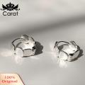 Carat Dangle Earring Round Sheet Circle Ear Buckle Earring. 