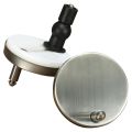 2Pcs Toilet Seat Screws Top Fix Hinge Pack & 2x Toilet Seat Hinge Hole Fixings Well Nut Screw Rubber Back to Wall - as shown.