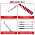 4PCS Fishing Hook Remover Tools,Fish Hook Quick Removal Kit with Storage Tube,Fish Hook Separator Extractor Accessories.