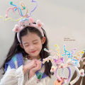 Funny Plush Twisted Stick Head Bands Cartoon Plush Hair Bands Girls Wash Face Headband Cute Hair Loops Hair Accessories Headwear.