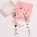 Goth Y2K Phone Charm Bow Heart Star Keychain Pendant Kawaii Key Chain Bag Phone Chain Cute Accessory For Girls Women Jewelry. 