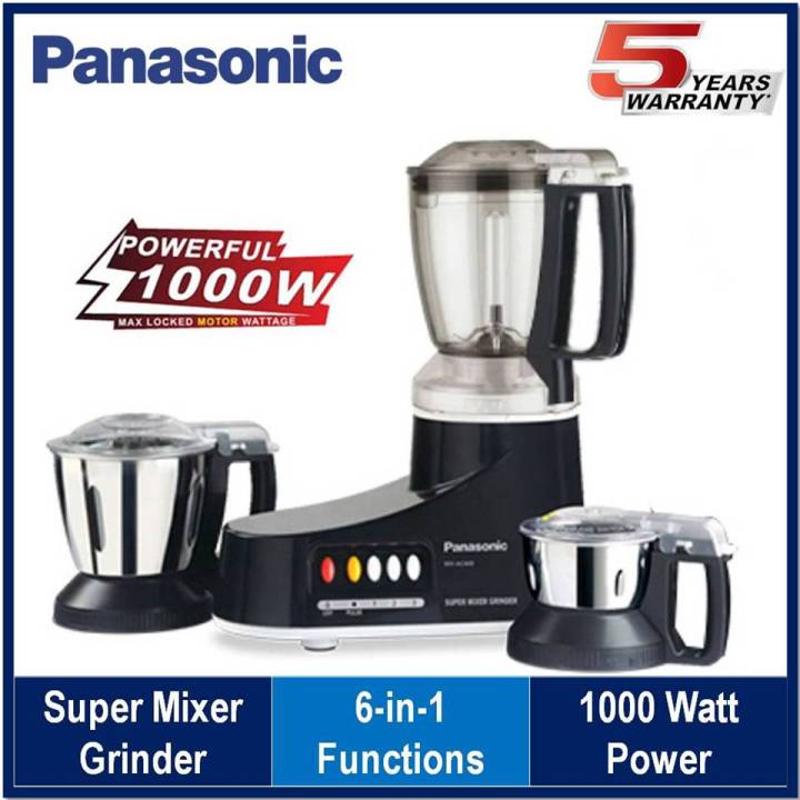 Panasonic MX-AC300 Heavy Duty Mixer Grinder | 1000 Watt