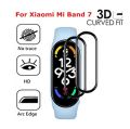 Mi Band 7 screen protector / band 7 Tempered Glass For Full Curved Screen 3D Soft Glass Protective Film. 