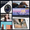 HD CCD Digital Camera 4K Autofocus LENS 64MP Digital Video Camera 28X Zoom Compact Point and Beauty Camera Black. 