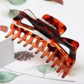 5.5inch Big Hair Claw Clip Large Elegant Plastic Hairpin Tortoiseshell Hair Clamps Crab Clips for Women Girls Hair Accessories.