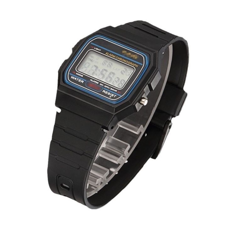 F 91W Classic Digital Resin Strap Watch Stopwatch Chronograph Sport Unisex Men