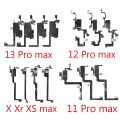 Ear Earpiece Speaker For IPhone 11 12 13 Pro Max MINI XS Max XR X Earphone Proximity Light Sensor Flex Ribbon Cable. 
