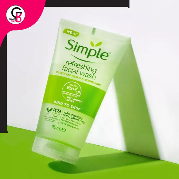 SIMPLE Refreshingly Facial Wash 150ml UK