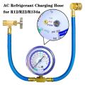 Refrigerator Freon Recharge Hose,with BPV31 Piercing Tap Valve.
