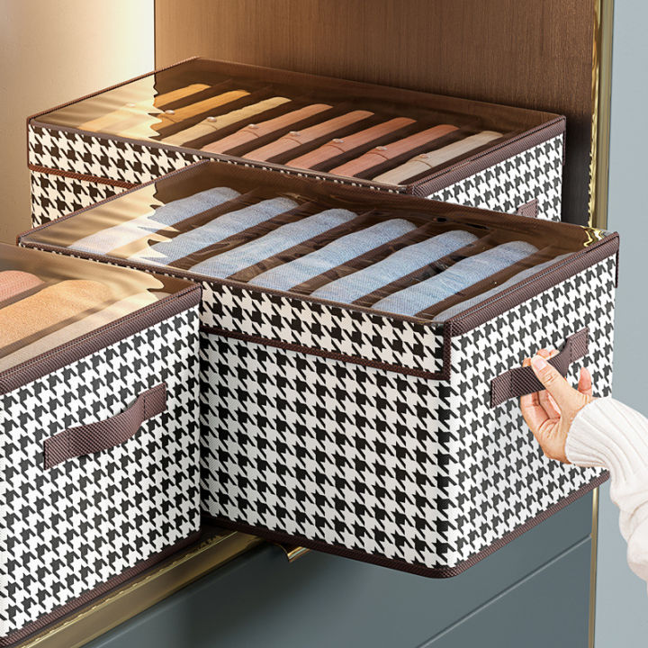 Storage%20box%20clothes%20storage%20box%20household%20foldable%20clothing%20pants%20storage%20box%20wardrobe%20storage%20partition%20storage%20box%20-%20Image%203