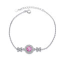 Butterflykiss Luxury Bracelets For Women Bowknot 1CT Moissanite Bracelet On Hand Lady 925 Sterling Silver Fine Jewelry For Girls.