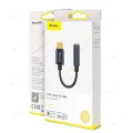 Baseus L54 Type C to 3.5mm Aux Adapter Audio Adapter Type-C to 3.5mm Jack Headphone Type C Audio Converter Adapter. 