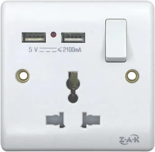3%20Pin%202%20USB%20socket%20/%20USB%20Socket%20(Business%20series)%20-%20Image%202